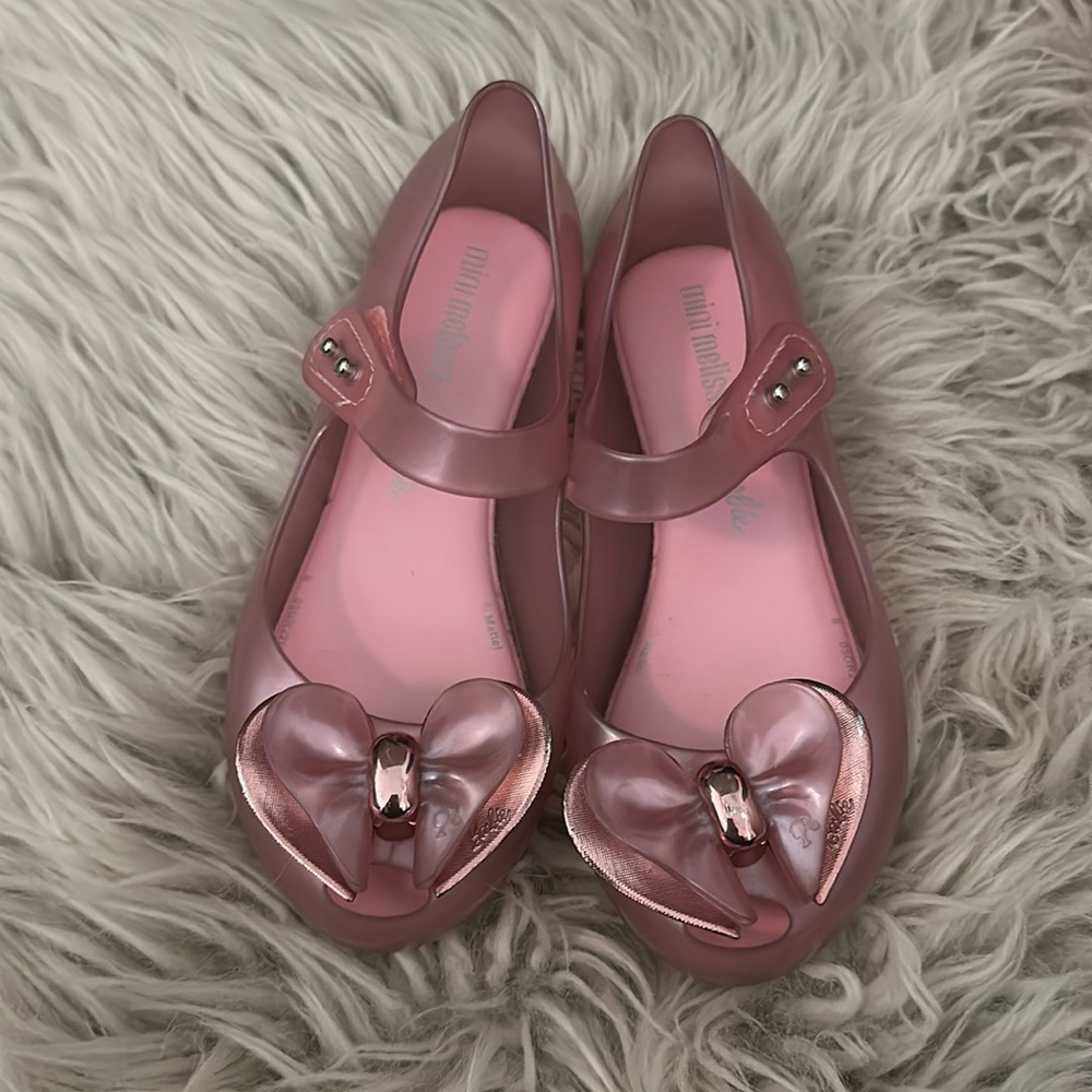 Melissa Barbie Collab pink shoes